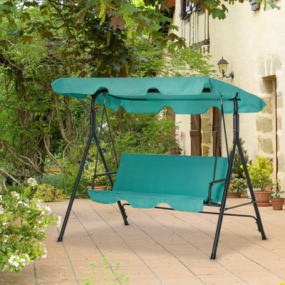 Charlton Home Northbrook Porch Swing with Stand Reviews Wayfair